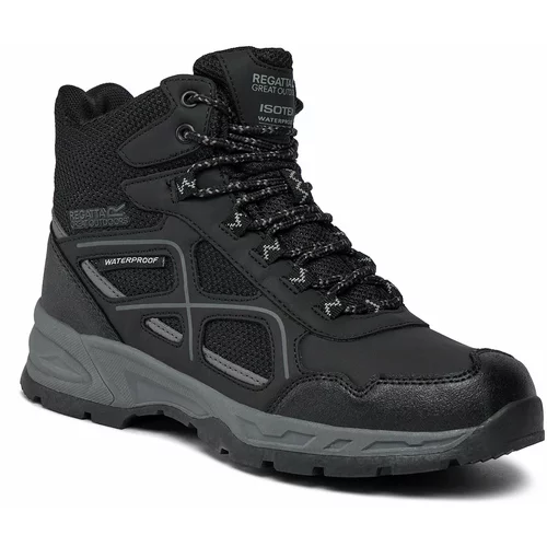 Regatta Trekking čevlji RMF807 Black/Granit 9V8