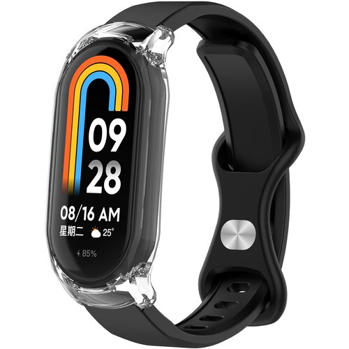 INF prozoren barvno ujemajoč se silikonski pas za uro za xiaomi mi band black xiaomi mi band 3/4/5/6, (21605572) Cene