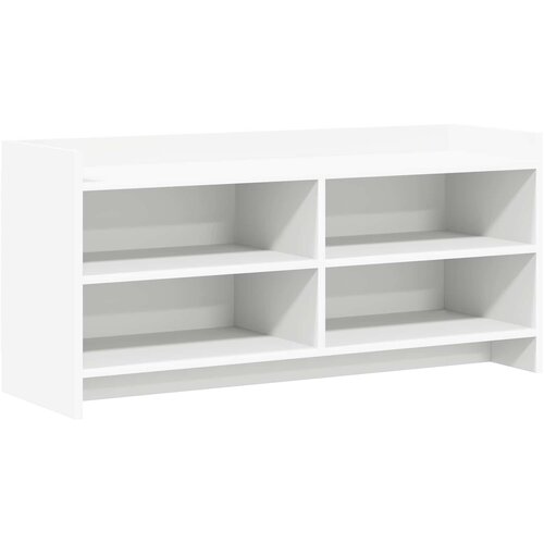 VidaXL TV omarica 100 x 33 x 47 cm Bela Inženirski les, (5000247704) Slike
