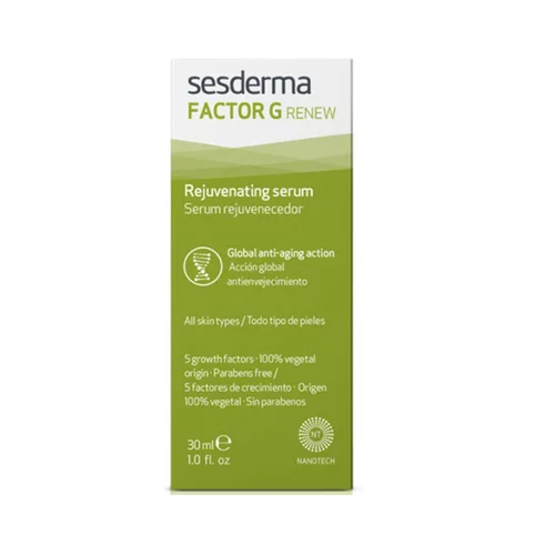 Sesderma Factor G Renew serum za kožo obraza z rastnim faktorjem za pomladitev kože 30 ml