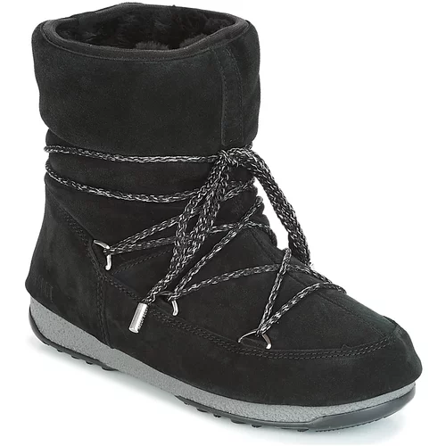 Moon Boot low suede wp crna