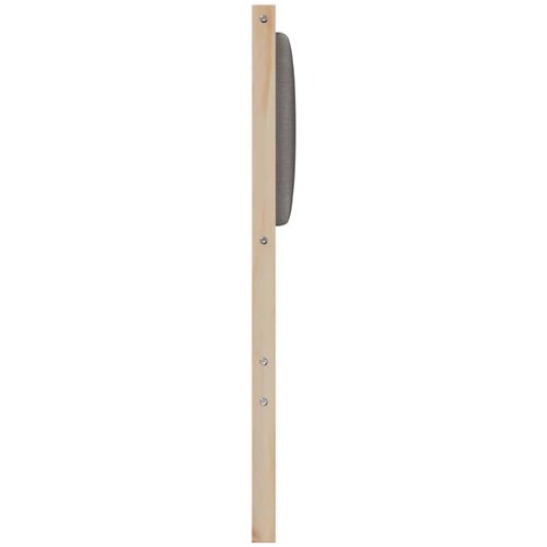  Uzglavlje Smeđa Masivna borovina Bež 80 cm Slike