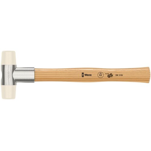 Wera 05000310001 hammer Dead blow hammer Beige, Wood Slike