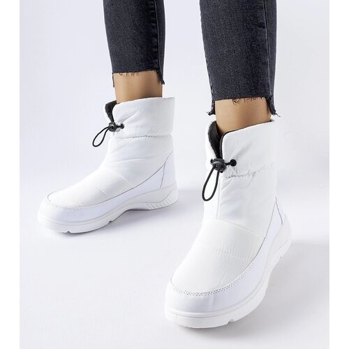 Gemre White women's insulated snow boots Jensen Cene