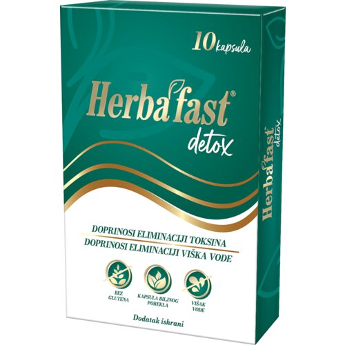 Herbafast detox, 10 kapsula Cene