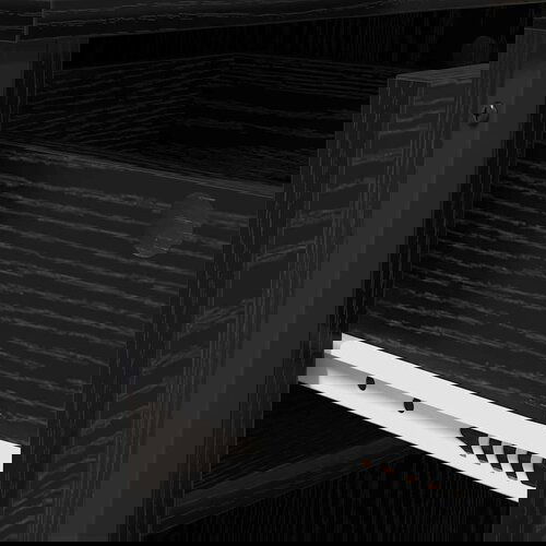 VidaXL Noćni ormar Crni hrast 40 x 42 x 50 cm Konstruirano drvo Slike