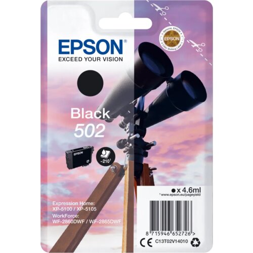 Epson Črna kartu&amp;scaron;a T02V1 (502)., (22112366) Slike
