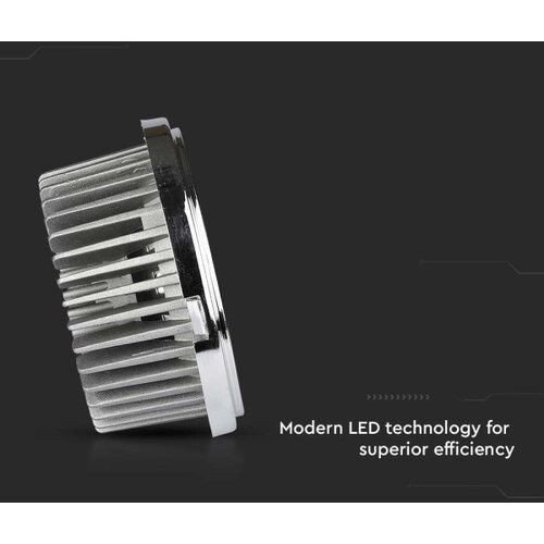  LED ugradna spot svetiljka LED/20W/230V 6400K prečnik 11 cm sjajni hrom Slike