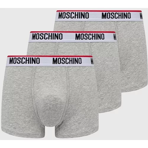Moschino Underwear Bokserice 3-pack za muškarce, boja: siva, 241V1A13954300