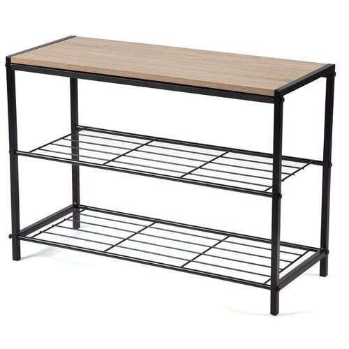Bonami Essentials Crni željezni ormarić za cipele 63x44x30 cm Asten &ndash; Cijene