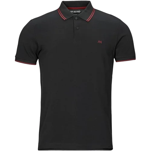 Selected Polo majice kratki rokavi SLHDANTE SPORT Črna