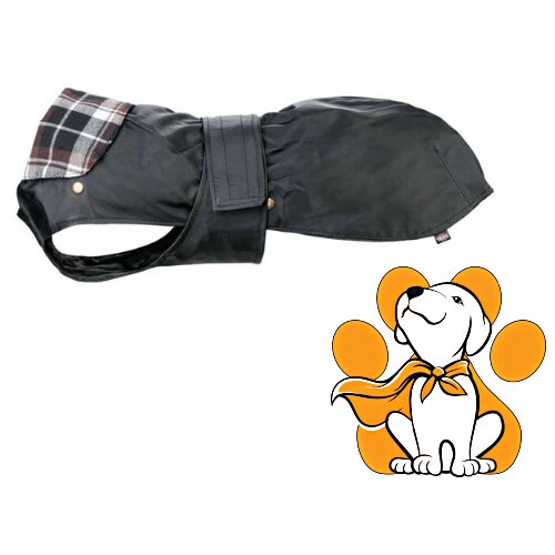 Trixie Paris XS 30cm, Mantil Za Pse Sa Uklonjivom Mekom Postavom, Crni Cene
