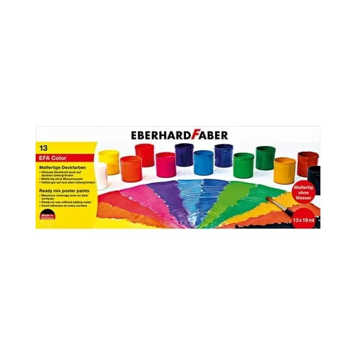 Eberhard Faber Netransparente barve, pripravljene za barvanje, 13 kosov