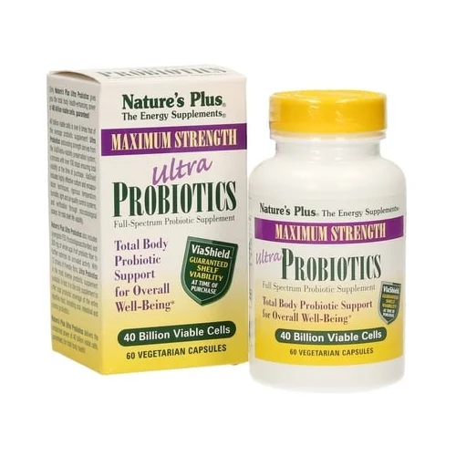 Nature's Plus ultra probiotiki - 60 veg. kapsul