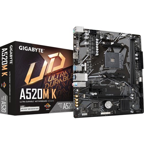 Gigabyte A520M K (rev. 1.0) AMD A520 Socket AM4 micro ATX Slike