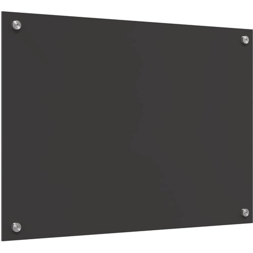 Kuhinjski zid Tamno siva 70 x 50 cm Staklo otporno na udarce Slike