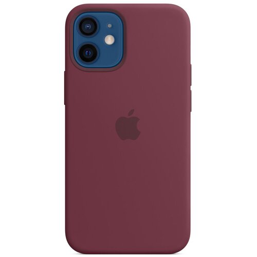 Apple Silikonski ovitek za iPhone 12 Mini, plum, originalni Slike