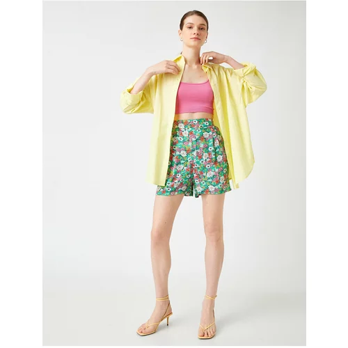 Koton Shorts - Multi-color - High Waist