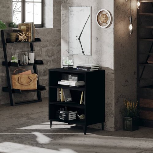  Komoda crna 57 x 35 x 70 cm od konstruiranog drva Cene