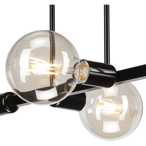  Luster na &amp;scaron;ipci ASTRID 4xE27/60W/230V crna Slike