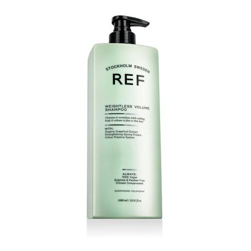 REF Weightless Volume Shampoo 1000 ml &amp;scaron;ampon tanka kosa unisex Slike