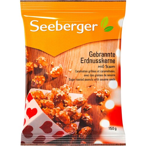 Seeberger Praženi ara&amp;scaron;idi s sladkorno skorjico in sezamom - 150 g Slike