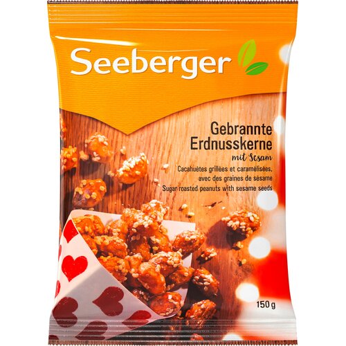 Seeberger U&scaron;ećereni kikiriki sa &scaron;ećernom korom i sezamom - 150 g Cijene
