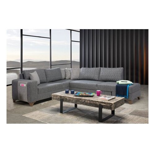 Atelier Del Sofa Ugaona sofa na razvlačenje, Loft, 230 x 285 cm, Siva Cene