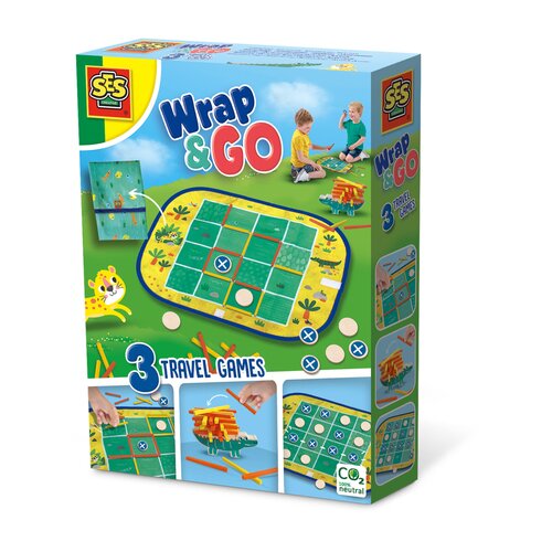 Ses Potovanje z igrami Wrap&amp;amp;Go - &amp;Scaron;tiri v vrsto - Točke in kvadri - Paket, (21333427) Slike