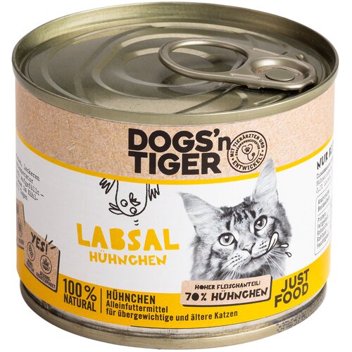 Dogs'n Tiger Varčno pakiranje Dogs'n Tiger Senior Cat 12 x 200 g - okrepčilni piščanec Cene