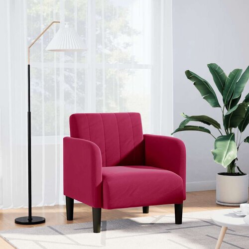 SOFA fotelja s naslonima za ruke vino crvena 54 cm bar&amp;scaron;un Slike