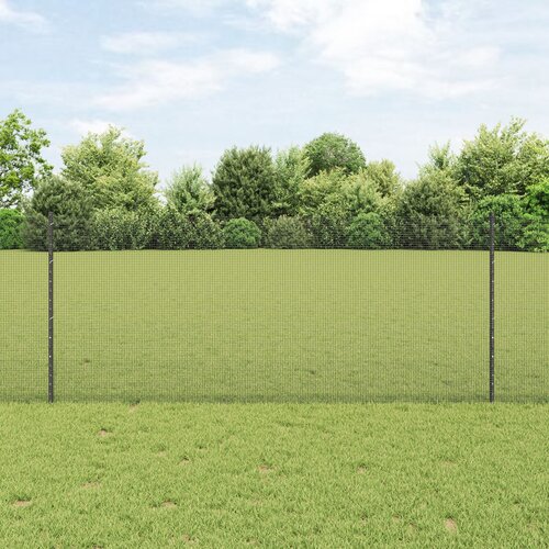 vidaXL Set ograde od piletine Set od 2 Siva Metal Ograda 10 x 1 m Cijene