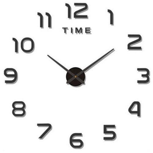 Ruhhy 3D moderna stenska ura 130cm črna 00019928 Cene