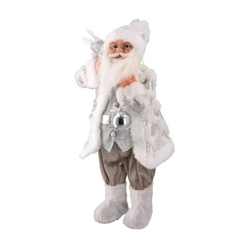 Festa Deco Santa 10, Deda Mraz , srebrni, 60cm Cene