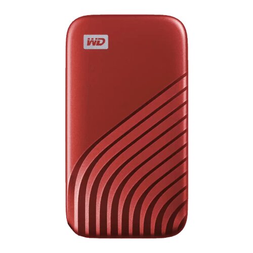 Western Digital my passport WDBAGF5000ARD eksterni ssd 500GB (crvena) Slike