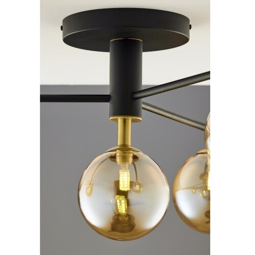 Jupiter 2031 - plafonska visilica figaro 4xG9/10W/230V crna/zlatna/bež Slike
