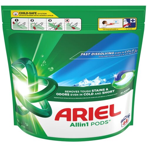 Ariel All in one PODS Alpine kapsule za pranje veša, 44kom Cene