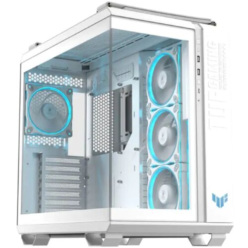Asus Gaming kućište GT502 HORIZON TG, Midi Tower, Bez napajanja, ARGB WHITE TUF, Belo Cene