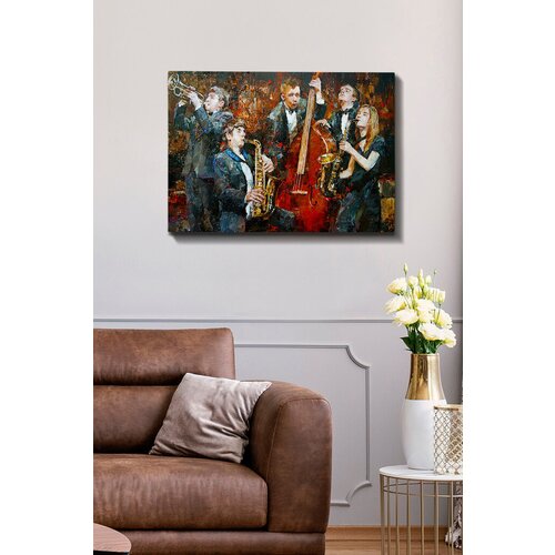 Wallity Slika Kanvas Tablo-89, 50x70 cm Cene