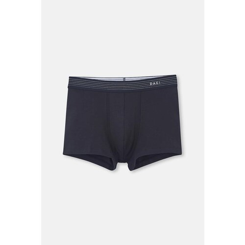 Dagi Boxer Shorts - Navy blue - Plain Cene