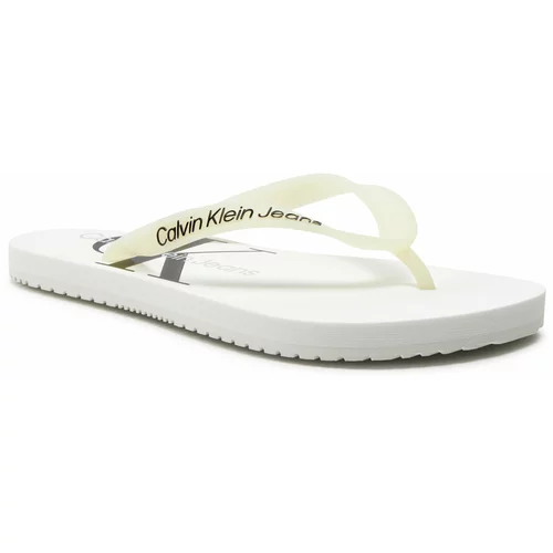 Calvin Klein Jeans Japonke Beach Sandal Monologo Tpu YW0YW01246 White YBR