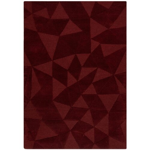 Flair Rugs Bordo ručno rađen vunen tepih 120x170 cm Shard Red – Cijene