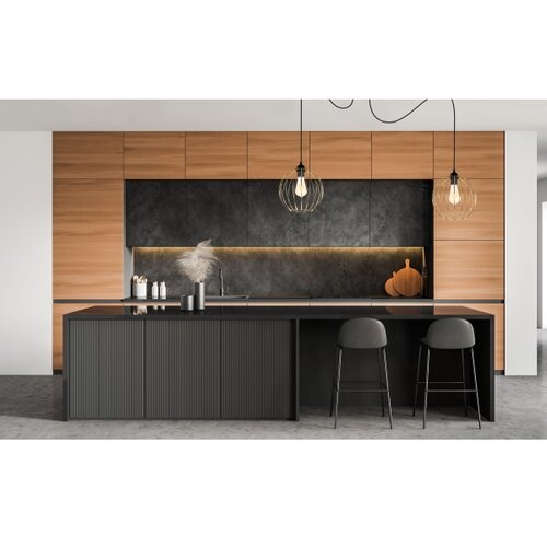  Luster na sajli MATT 2xE27/60W/230V pauk crna/zlatna Slike
