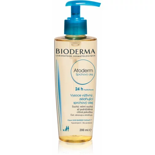 Bioderma Atoderm Shower Oil visoko hranjivi umirujući gel za tuširanje za suhu i nadraženu kožu 200 ml