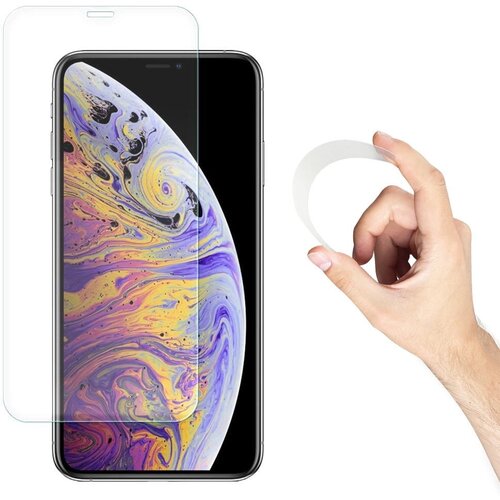  Za&amp;scaron;čitno steklo iz kaljenega stekla Flexi hybrid 9H za iPhone 14 Max in 13 Pro Max Slike