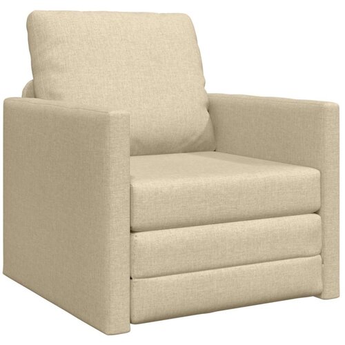 SOFA na razvlačenje 2-u-1 Krem 74x77x81 cm Tkanina Cijene