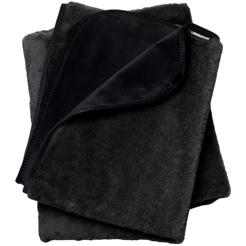Liberator Fascinator Faux Fur Throw Black Slike