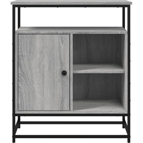  Komoda siva boja hrasta 69 x 35 x 80 cm od konstruiranog drva Slike