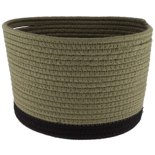 Tendance Pletena ko&scaron;ara, 28x22.5 cm Khaki, Crna Cijene