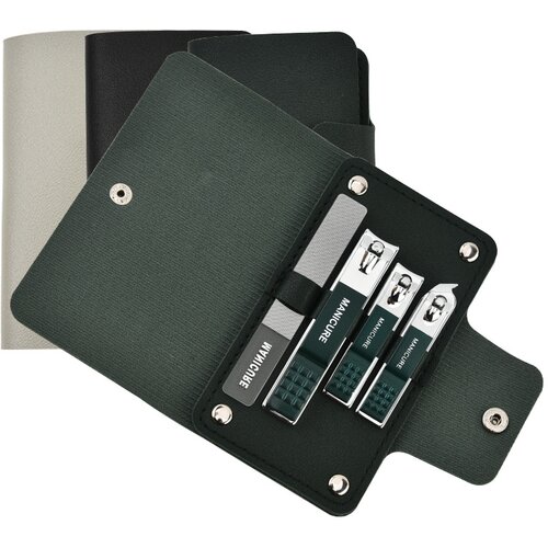 INF Set za manikuro iz nerjavečega jekla z usnjeno torbico leaf color, (21542817) Slike